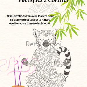Zen coloriage animal et mantra 22p