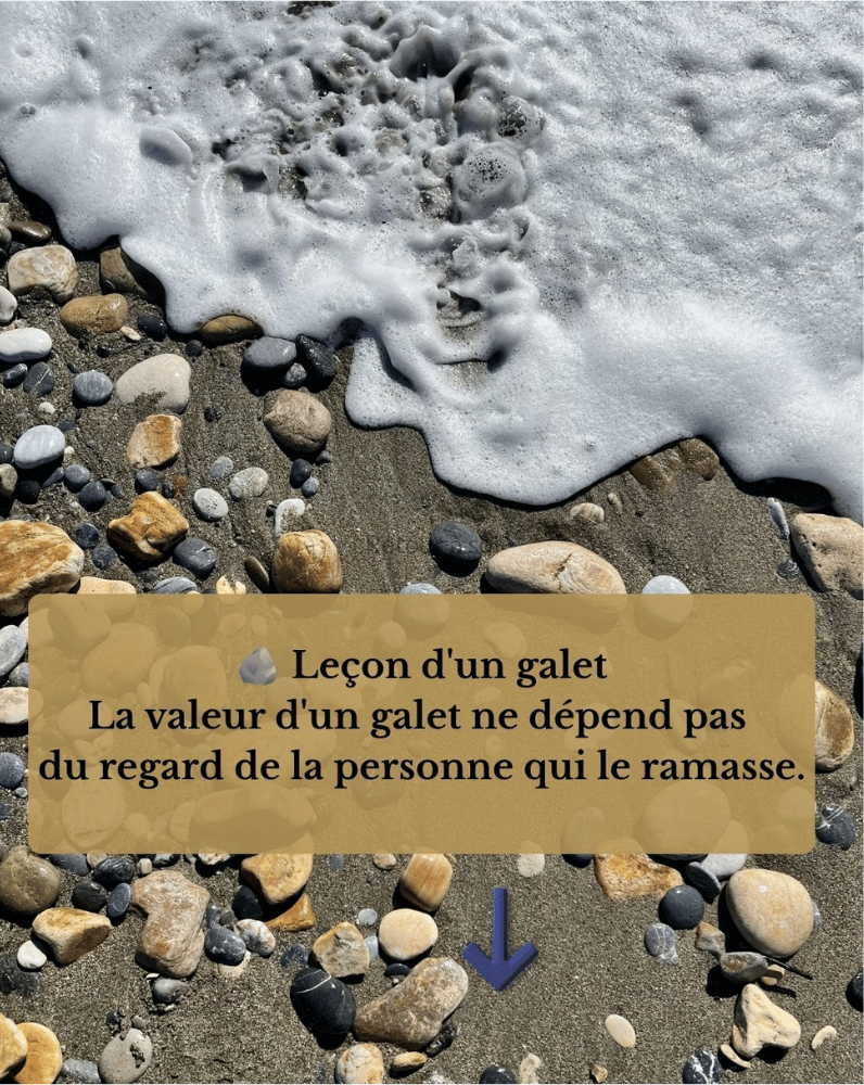 Leçon d’un galet