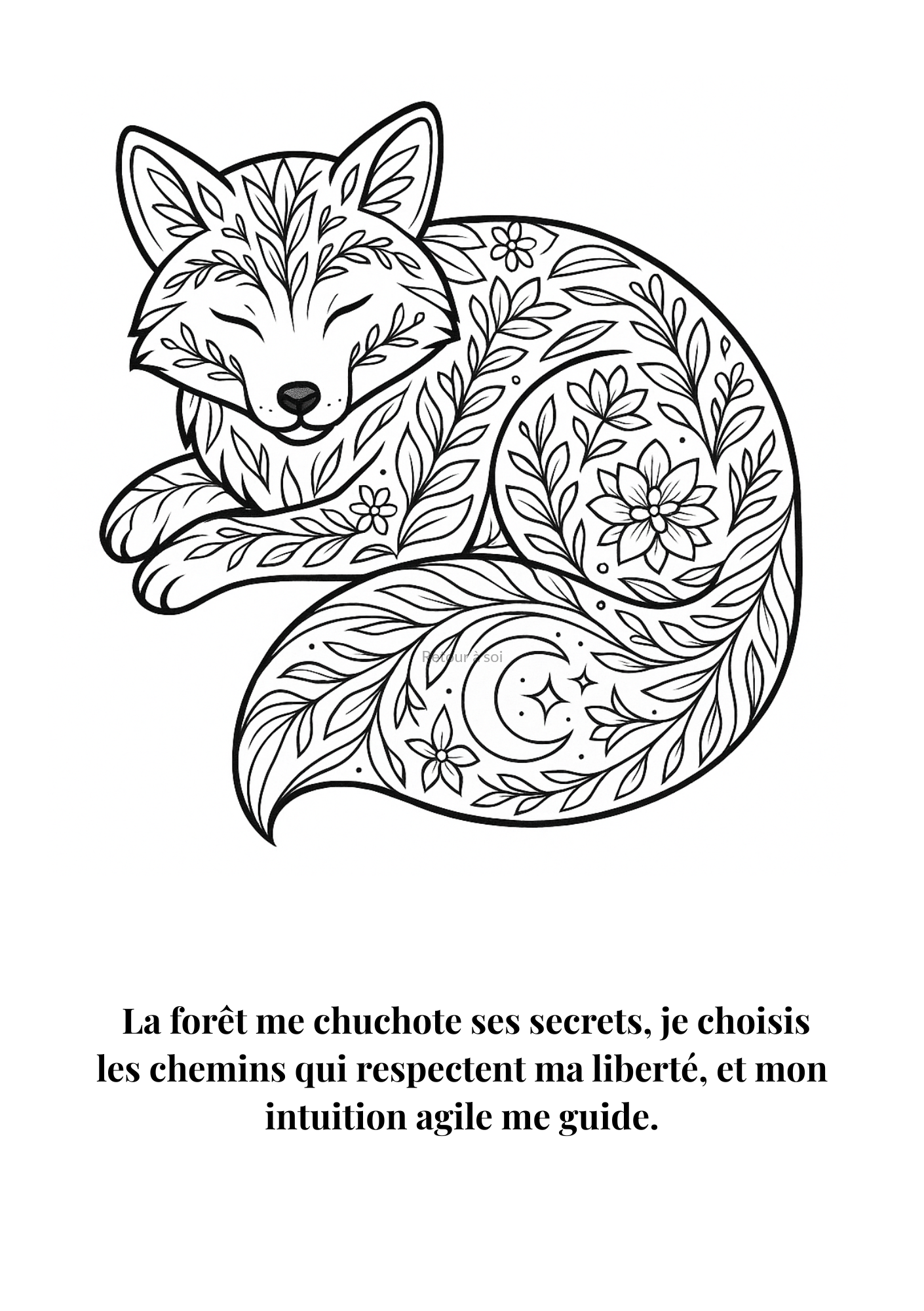 Zen coloriage animal et mantra 22p – Image 2
